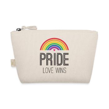 LGBTQ Pride Month - Pride. Love Wins - Organic Pouch - nature - Front