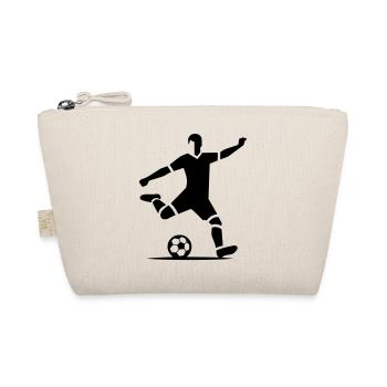 Soccer Player Icon Vector - Organic Pouch - nature - Front