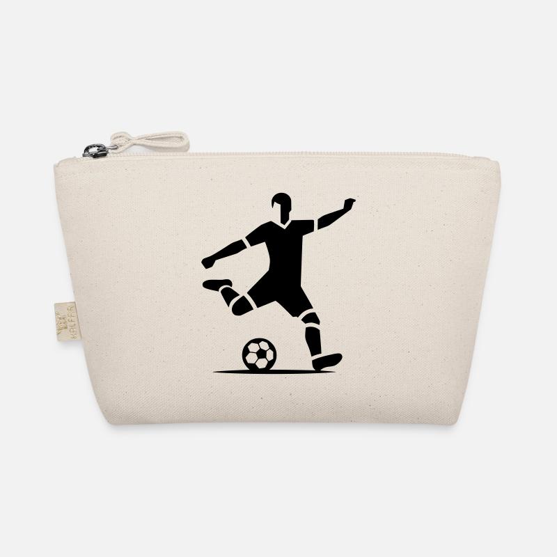 Soccer Player Icon Vector Organic Pouch