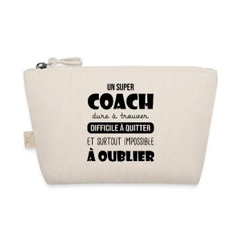 Super coach cadeau coach entrianeur - Trousse biologique - nature - Devant