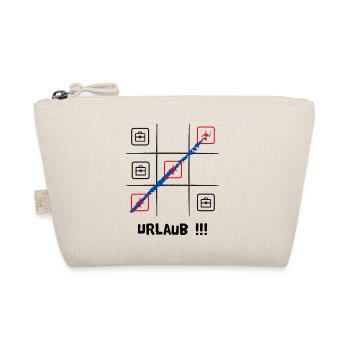 Tik tak to or cheese box, vacation or work - Organic Pouch - nature - Front