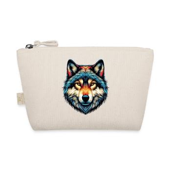 Wolf - Organic Pouch - nature - Front