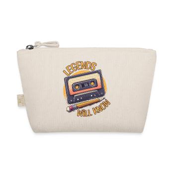 Legends Will Know: The Cassette Tape and Pencil - Organic Pouch - nature - Front