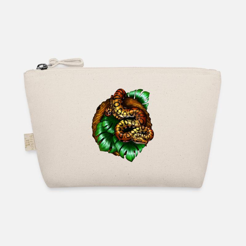 Monstera Snake - Bio-Täschchen - Natur