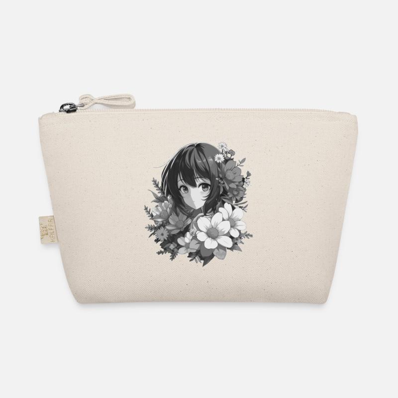 Fille aux fleurs 🌸 - 2 - Trousse biologique - nature
