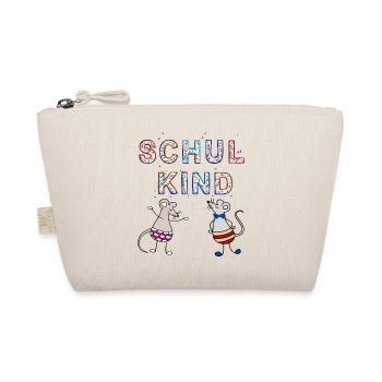 Schoolchild Mouse - Organic Pouch - nature - Front