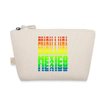 Guadalajara Mexiko Regenbogen Design - Bio-Täschchen - Natur - Vorne