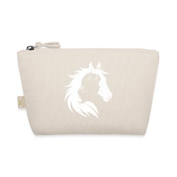 Portrait de silhouette de fille et de cheval - Trousse biologique - nature - Devant