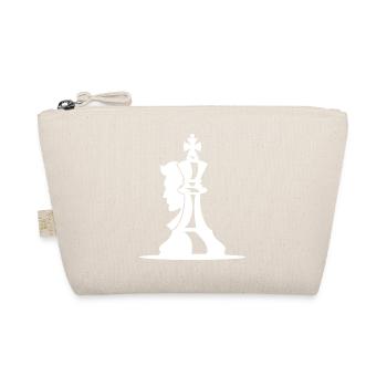 Chess Player Drawing - Organic Pouch - nature - Front