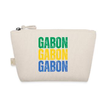 Drapeau du Gabon, fierté gabonaise - Trousse biologique - nature - Devant