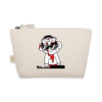 Zombie Horror Halloween DJ Party Music Mixer - Organic Pouch - nature - Front