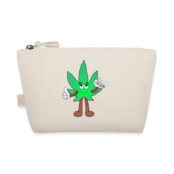Der Bloom - Weed Cannabis Stoned Hanf Marihuana - Bio-Täschchen - Natur - Vorne
