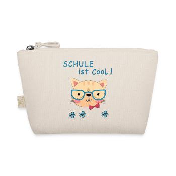 Schule ist Cool - Bio-Täschchen - Natur - Vorne