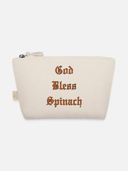 GodBlessSpinach - Bio-Täschchen - Natur - Vorne