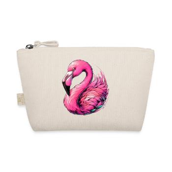 Flamingo - Bio-Täschchen - Natur - Vorne