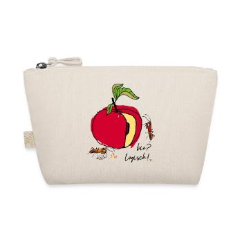 Bio, Apfel mit Ameisen - Bio-Täschchen - Natur - Vorne