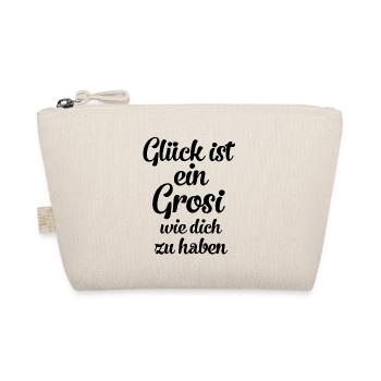 Glück ist es ein Grosi wie dich zu haben Oma - Bio-Täschchen - Natur - Vorne