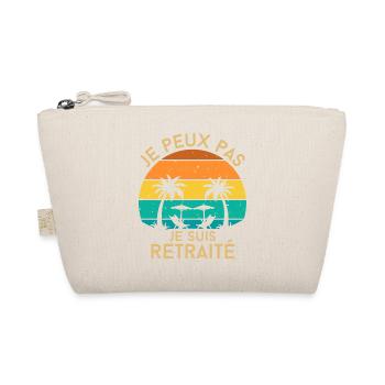 je peux pas je suis retraité.cadeau retraité - Trousse biologique - nature - Devant