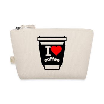 i love coffee 02 - Bio-Täschchen - Natur - Vorne