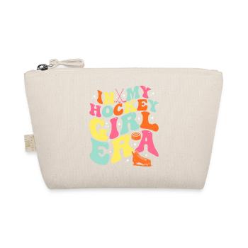 In My Hockey Girl Era Tees Retro Game Day Hockey - Organic Pouch - nature - Front