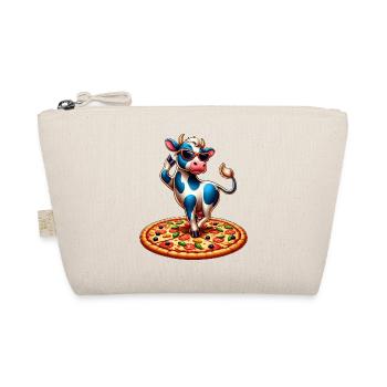 Vache dansante pizza pizza amateur de pizza drôle cool - Trousse biologique - nature - Devant