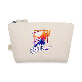 Handball Handball Player Handball Player Vintage Retro - Organic Pouch - nature - Front