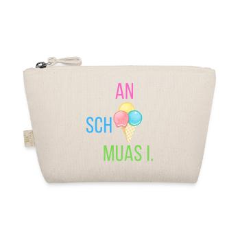 An scheiß muas i - Statement - Bio-Täschchen - Natur - Vorne