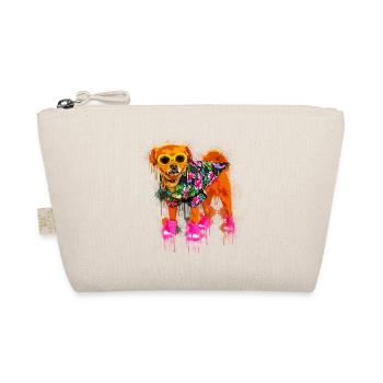 Chien avec lunettes de soleil et chemise hawaïenne - Trousse biologique - nature - Devant