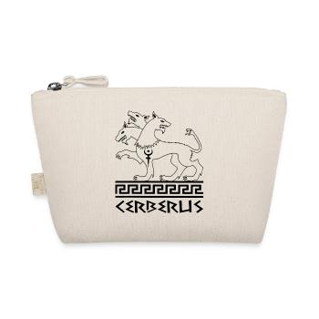 Black Cerberus Wolf Dog - Organic Pouch - nature - Front