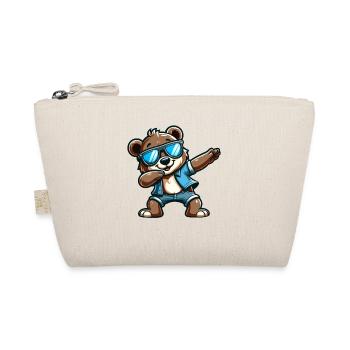 Cool Bear Dabbing - Organic Pouch - nature - Front