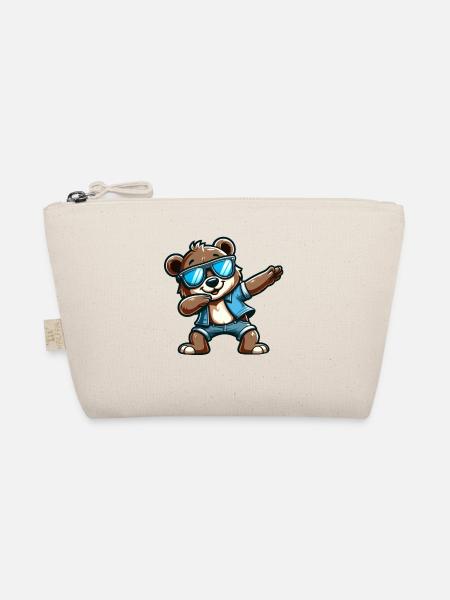 Cool Bear Dabbing - Bio-Täschchen - Natur