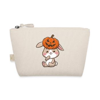 Mignon Halloween Lapin Citrouille Dessin Animé Octobre - Trousse biologique - nature - Devant