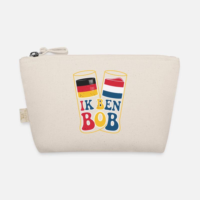 Ich bin BOB mit holländischer Flagge Bio-Täschchen