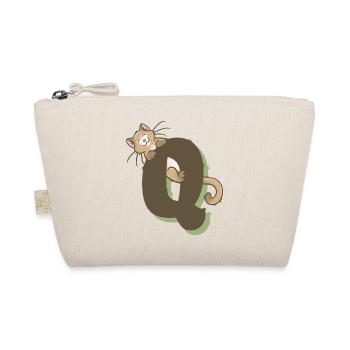 Lettre Q chat - Trousse biologique - nature - Devant