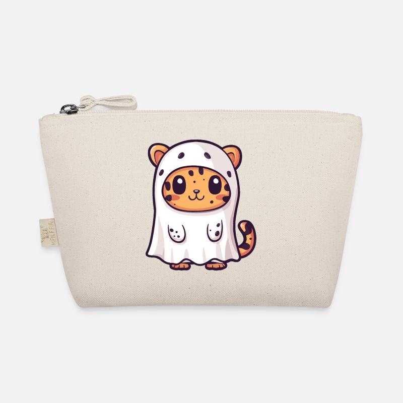 Leopard Halloween Comic Geist Bio-Täschchen