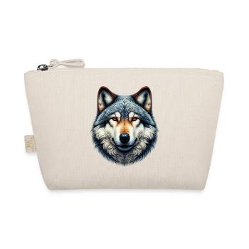 Wolf - Bio-Täschchen - Natur - Vorne