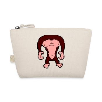 Funny Gorilla Body Headless Halloween Costume - Organic Pouch - nature - Front