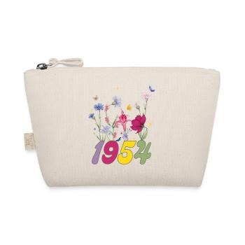 Geburtsjahr 1954 Wildblumen - Bio-Täschchen - Natur - Vorne