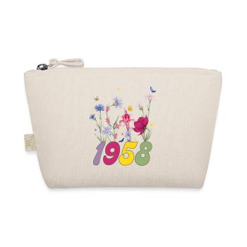 Année de naissance 1958 fleurs sauvages - Trousse biologique - nature - Devant