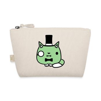 Sir Cat Gentleman Chapeau haut de forme Monocle Rich Gentleman - Trousse biologique - nature - Devant