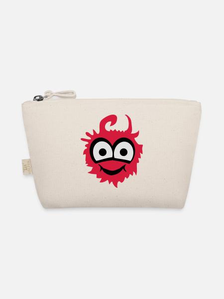 monster cute - Bio-Täschchen - Natur - Vorne