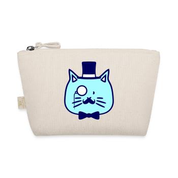 Sir Cat Gentleman Chapeau haut de forme Monocle Rich Gentleman - Trousse biologique - nature - Devant