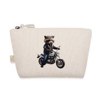 Raton laveur motard - Trousse biologique - nature - Devant