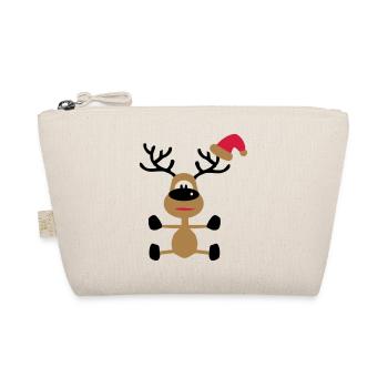 Funny gifts for Christmas - Organic Pouch - nature - Front