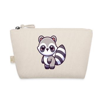 Raccoon - Organic Pouch - nature - Front