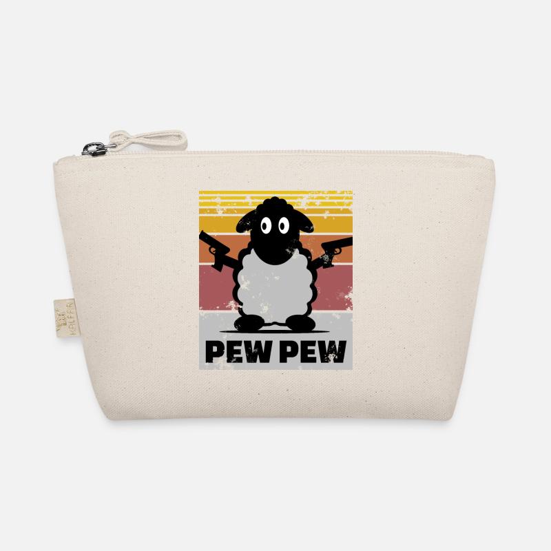 Mouton Noir Pew Pew Vintage Design Trousse biologique