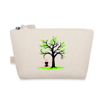 Méditation Sous l’arbre Forêt Transe Femme Médite - Trousse biologique - nature - Devant