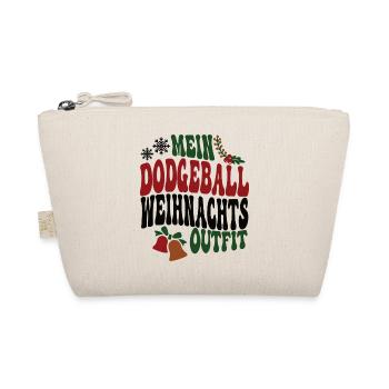 Dodgeballer Weihnachten Dodgeballspieler Spieler - Bio-Täschchen - Natur - Vorne