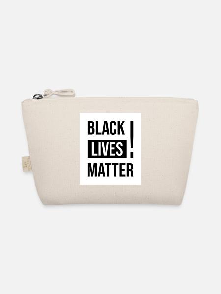 Black Lives Matter Shirt Gift - Bio-Täschchen - Natur - Vorne