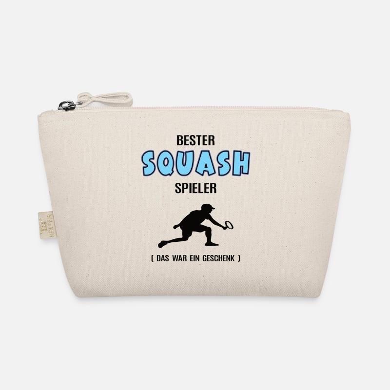 Squash Spieler Bester Squasher Geburtstag Bio-Täschchen